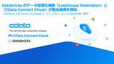 「Databricks のデータ仮想化機能『Lakehouse Federation』と『CData Connect Cloud』が製品連携を開始」の画像1