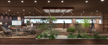 なんばパークス・パークスタワー7階共有部エリアを従業員専用ラウンジ・会議室「PARKS PATIO」として4月1日（水）リニューアルオープン