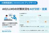 「デジタルマーケティングツールUser Insight、AIO・LLMO対策状況チェックから改善策提案までを「LLMOダッシュボード」で一元管理」の画像1