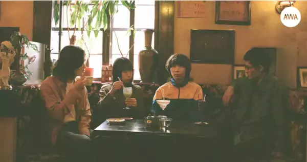 大阪を拠点に活動する4人組ロックバンド「帝国喫茶」が“待ち合わせの時に聴きたい曲”をテーマに「AWA」でプレイリストを公開