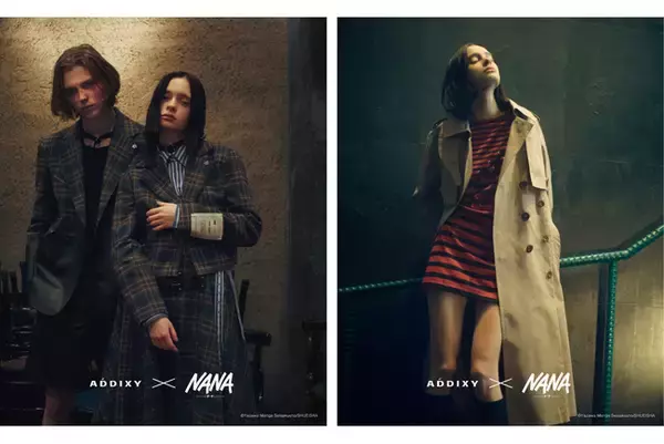 アパレルブランド「ADDIXY」×漫画『NANA』コラボレーション全商品のラインナップを発表。東京・大坂の2都市でポップアップストアを期間限定オープン
