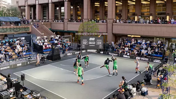 渋谷・恵比寿の公共空間で実現した「FIBA 3x3 Challenger」
