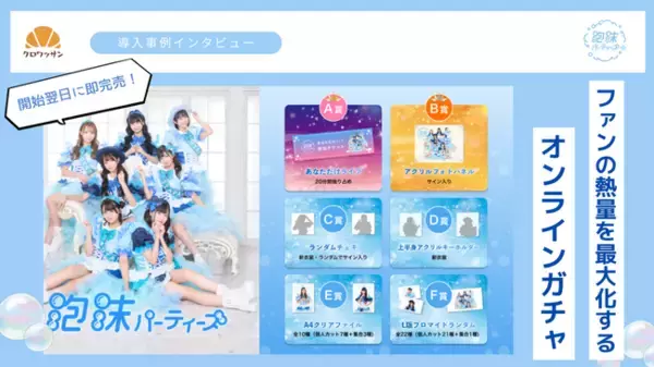 1000個以上が即完売！アイドルグループの4周年ライブに導入された“オンラインガチャ”の力とは