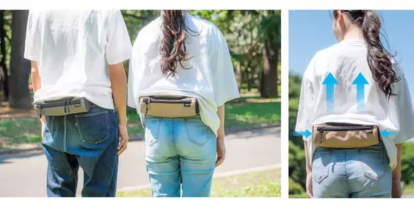 初回累計2万個販売。脱、うちわ宣言！手ぶらで快適“腰に巻く扇風機”。「WAIST COOLING BAG」好評につき再販売開始。