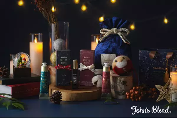 John’s Blendが国内屈指のクリスマスマーケットにW出店！人気の「ホワイトムスク」香水を初の会場別デザインで発売＆限定ノベルティをプレゼント