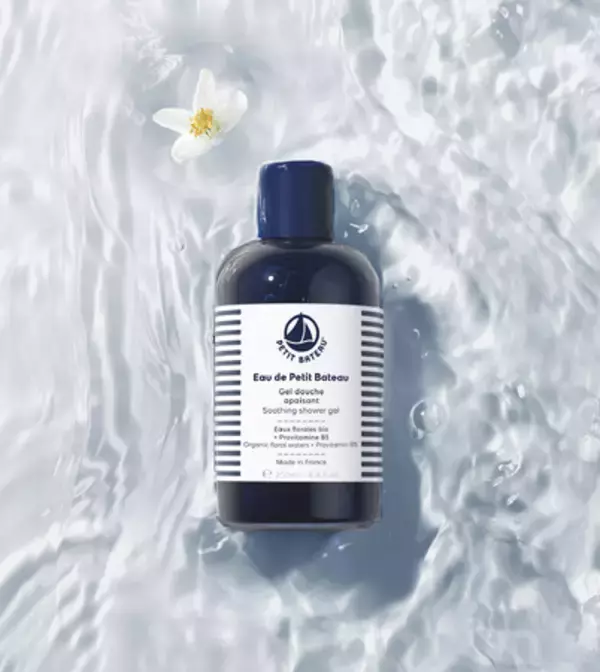 洗いながら、やすらぎのひとときへ　プチバトーから家族で使えるナチュラル処方のシャワージェルが登場