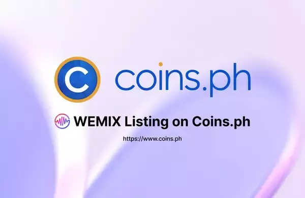 WEMIX財団、フィリピン最大手の暗号資産取引所「Coins.ph」へWEMIX取り扱いを開始！
