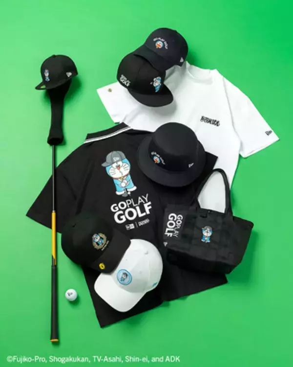 【ニューエラ】『ドラえもん』オリジナルコレクションより新作のゴルフアイテムを2月12日（木）に発売