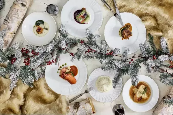 RITUEL 虎ノ門 冬のアルプス・モンブランをテーマにした「クリスマスディナー」と「ホリデーアフタヌーンティー」を提供開始