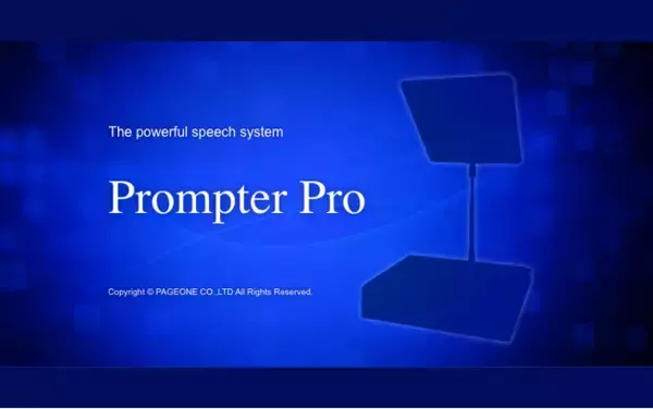 ページワンがスピーチプロンプターソフトウェア「Prompter Pro 5.0」をリリース！