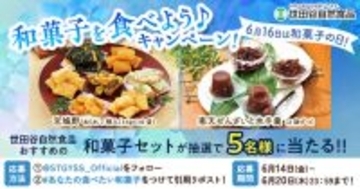 6月16日(日)和菓子の日にちなんで、世田谷自然食品が「豪華和菓子セット」プレゼントキャンペーンを実施中！