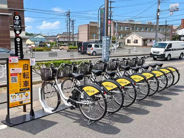 運用開始から約1か月。好調な利用を受けて増車決定　とこなめ観光案内所の「HELLO CYCLING」5台から8台へ増車！