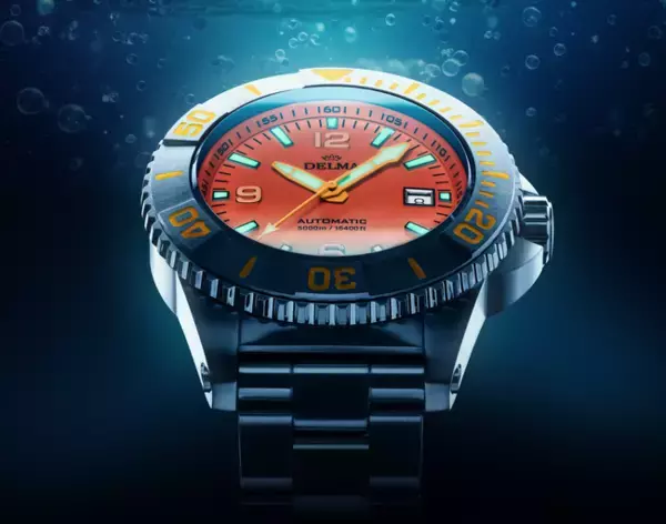 「スイス発プロフェッショナルダイバーズウォッチブランド『DELMA(デルマ)』より、5,000m防水性能を備えた新作“ブルーシャークIV”を世界限定999本で発表」の画像