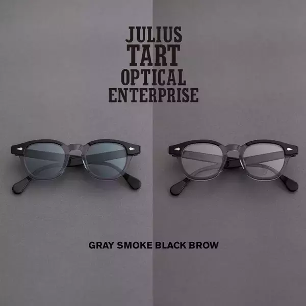 JULIUS TART OPTICAL（ジュリアスタートオプティカル）「AR（エーアール）」POKER FACE LIMITED：GRAY SMOKE BLACK BROW