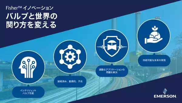 エマソンはバルブと世界の関り方を変える戦略を策定