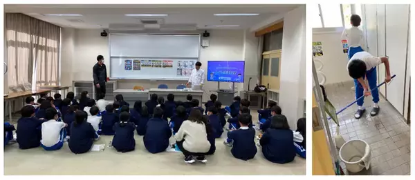 宍粟市内の小学校児童に向けた出前授業を実施