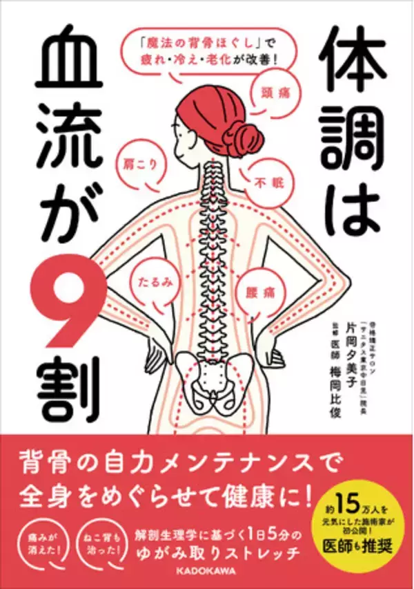 2月26日は「血流UPで笑顔をふやす日」！　寒い冬に読みたい、疲れ・冷え・老化に効く簡単セルフケア本でもっと元気に