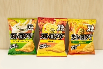 安定した売上を誇る「湖池屋ストロング」が下した決断はフルリニューアル！主役は”辛レモン（シンレモン）”！