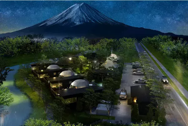 【2022年GWオープン】～富士山麗。きよみずの里・忍野で山梨県初の客室温泉付グランピング～【GLAMP DOME-グランドーム-富士忍野】