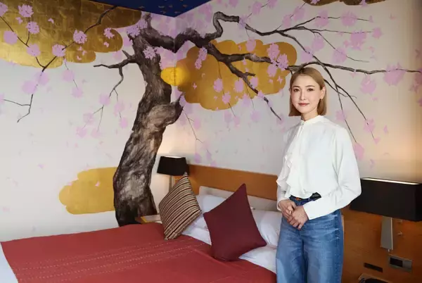 「パークホテル東京 アーティストルーム「桜」現代日本画家・大竹寛子氏 インタビュー　～時・夢・季節が交差する“桜の間”に込めた想いとは～」の画像