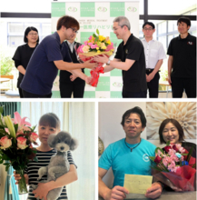 初任給で、会社と新入社員が共に「ご家族や母校」へ感謝の花束を届ける新制度。鍼灸接骨院グループ「笑顔道」が導入