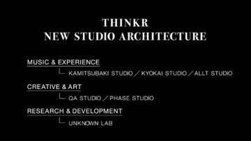 THINKR スタジオ構造の刷新を発表。既存事業の拡大とR&D領域への注力を柱とした新体制へ