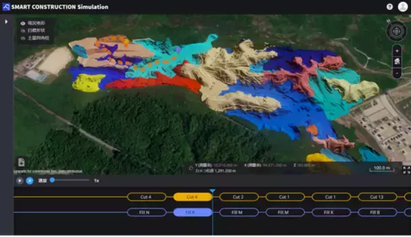 【建設現場にもDX！】施工計画のシミュレーションにより現場の作業を最適化する「Smart Construction Simulation」の提供を開始