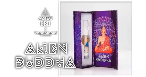 "エイリアンブッダ"があなたを涅槃(ねはん)に導く...オランダ産CBNカートリッジで春のリラックスを全国にお届け
