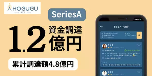 ホググを運営する株式会社HOGUGUテクノロジーズがシリーズA追加ラウンドで1.2億円の資金調達を実施。