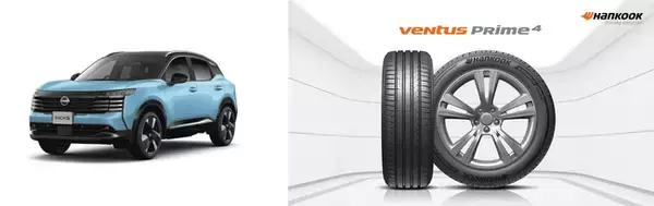 「Ventus Prime4」が日産の新型コンパクトSUV「キックス」に新車装着