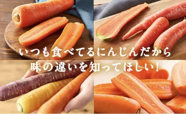 最旬の”にんじん”をサブスクで食べ比べできる「春のにんじん制覇」を初展開！冬季にじっくり育ったみずみずしい春にんじん12種をお届け（3/3～）
