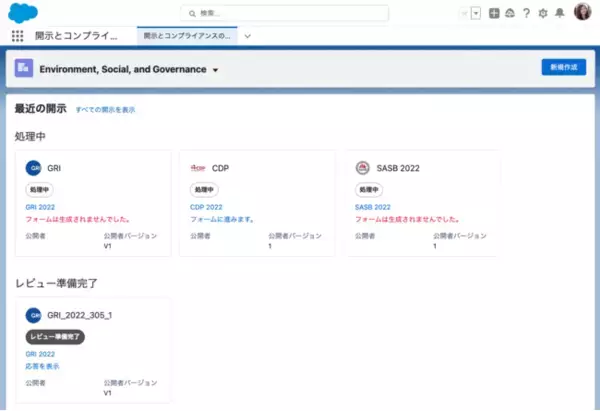 Salesforce、ESGレポーティングオートメーションを国内提供開始