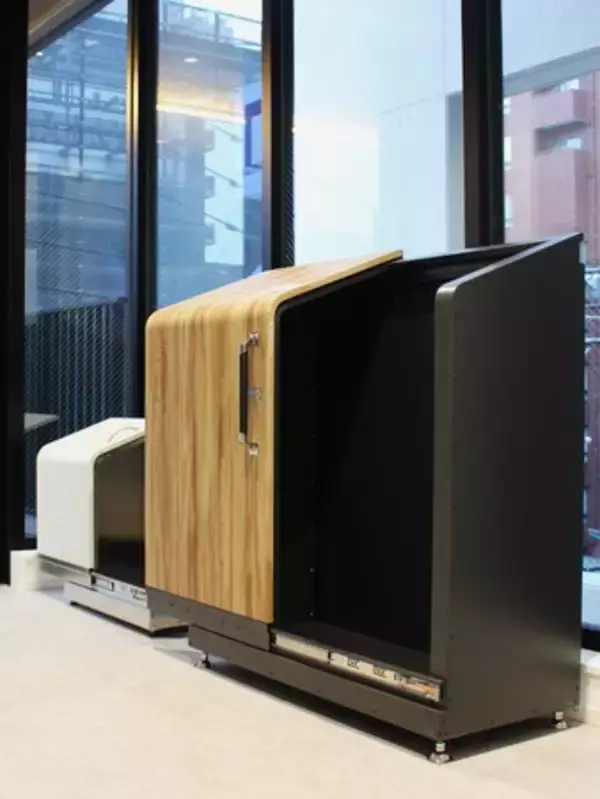 「空間に調和するデザインと機能美のゴミステーション「DUSPON」福岡市内のコワーキングスペースに常設」の画像