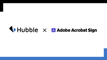 AI契約管理・業務クラウド「Hubble」が「Adobe Acrobat Sign」と連携開始。締結完了した契約書の自動取り込みにより、シームレスな契約管理と電子帳簿保存法への一元的な対応を実現