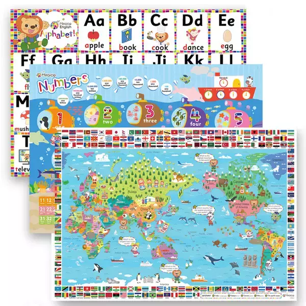 【毎日の習慣に英語を！】ミライコオリジナルお風呂ポスターを販売開始！