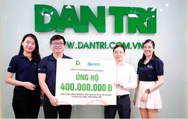 【カオピーズ】ランソン省の小学校に4億ドンを寄付しました