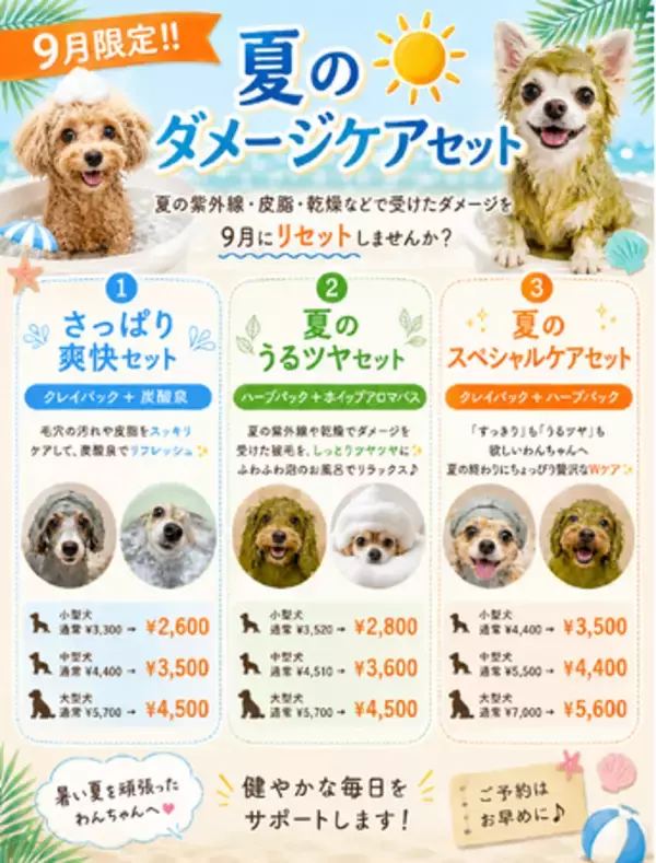 【西大井店】9月限定!!️夏のダメージケアセット