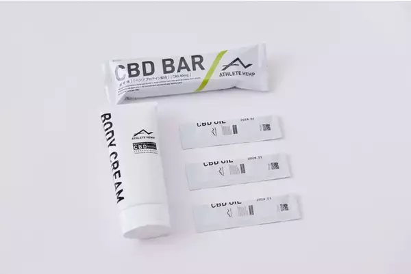 より良いスポーツライフを送るためのCBDブランド「ATHLETE HEMP」から携帯に便利な「バーフード」「スティックオイル」「ボディクリーム」が2022年2月8日に発売