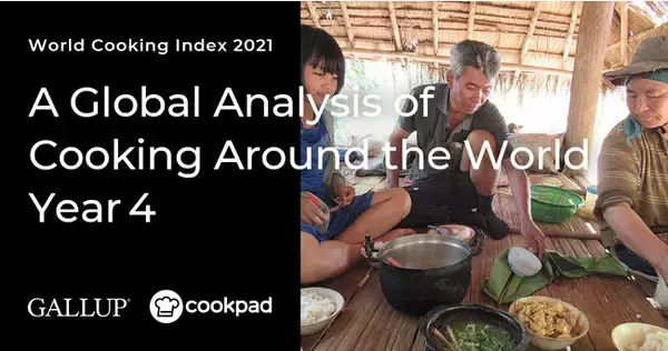 クックパッド、約120カ国で実施した料理頻度のグローバル調査レポート「A Global Analysis of Cooking Around the World Year 4」を公開