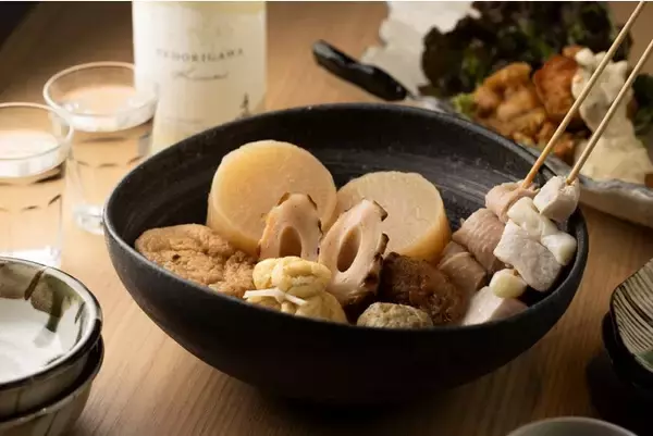 中目黒「焼鶏 あきら」姉妹店！とろり濃厚スープのおでんを味わう「鶏だしおでん かしみん」、人形町の新グルメ横丁「ハシゴ楼」に7月6日（木）オープン！