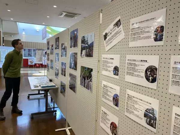 陸前高田・民泊フェア開催。海外留学生の感性と重なり合い、多角的な視点で地域の豊かさを再発見する展示会を同時開催。