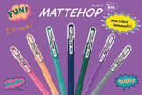 「えのぐのような濃く鮮やかな発色のマットカラーボールペン「MATTEHOP（マットホップ）」にドリーミーな7色が新登場、全21色展開に」の画像1