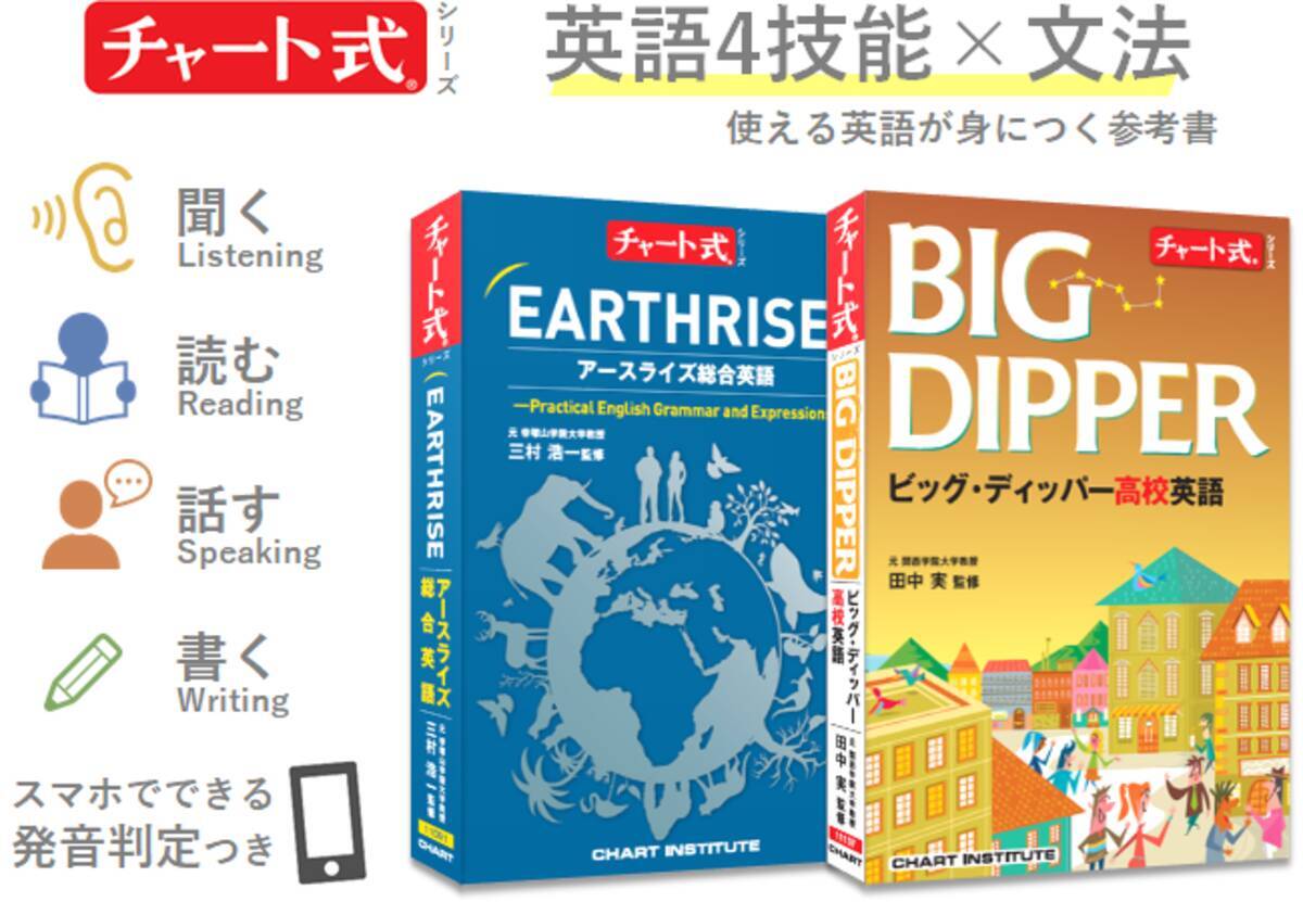英語4技能 文法 チャート式シリーズから新発売 使える英語のための参考書 22年3月28日 エキサイトニュース