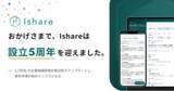 「Ishare、設立5周年。「資本市場の知のインフラ」を目指し、次の5年へ」の画像1