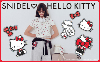 【SNIDEL(ハート)HELLO KITTY】sanrio house（サンリオハウス）でしか手に入らない！スナイデルの「ハローキティ」コラボレーションアイテム全６型発売！