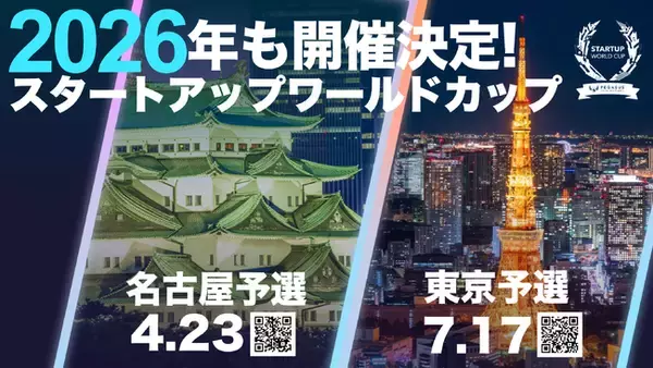 【スタートアップワールドカップ2026】 名古屋で初開催決定！