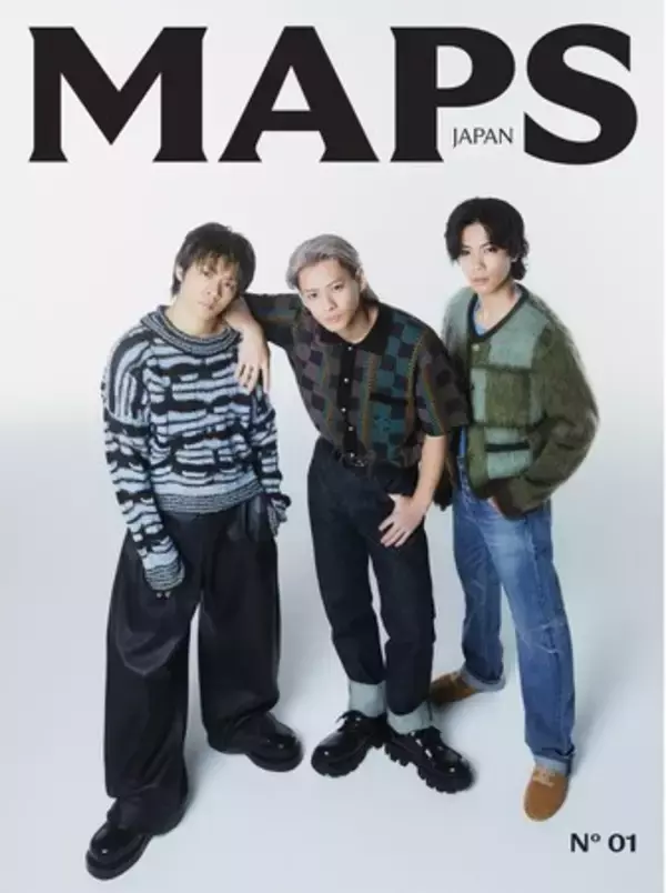 【蔦屋書店・蔦屋家電】Number_i が表紙を飾る『MAPS JAPAN』創刊号を5/3(金・祝)より独占販売