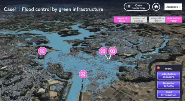 「適応ファイナンスコンソーシアム」としてＣＯＰ２９ジャパン・パビリオンに出展