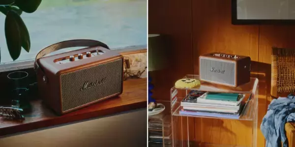 Marshall、大人気ポータブルスピーカーシリーズ「Kilburn III」に新色「Brown」が登場