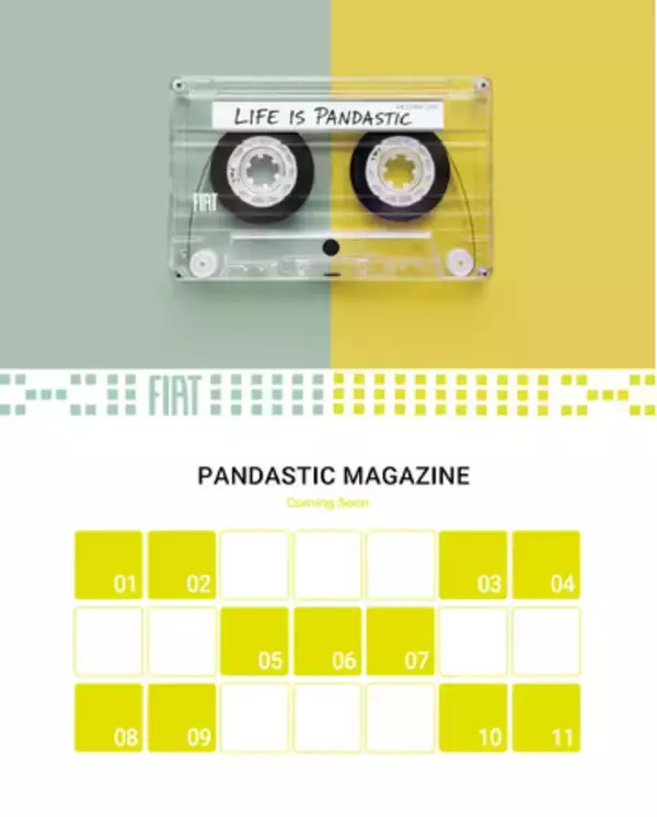 FIATが新しいデジタルマガジン「PANDASTIC MAGAZINE」をスタート